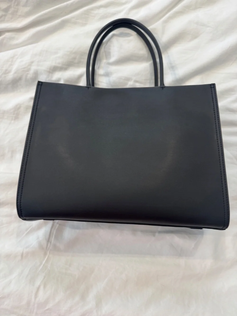 Tory Burch Small Ella Bio Tote Black NWOT + Organizer
